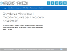 Tablet Screenshot of gravidanzamiracolosa.net